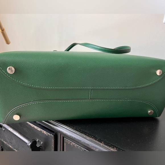 Stunning green Kate Spade zippered pebble tote - Picture 6 of 16